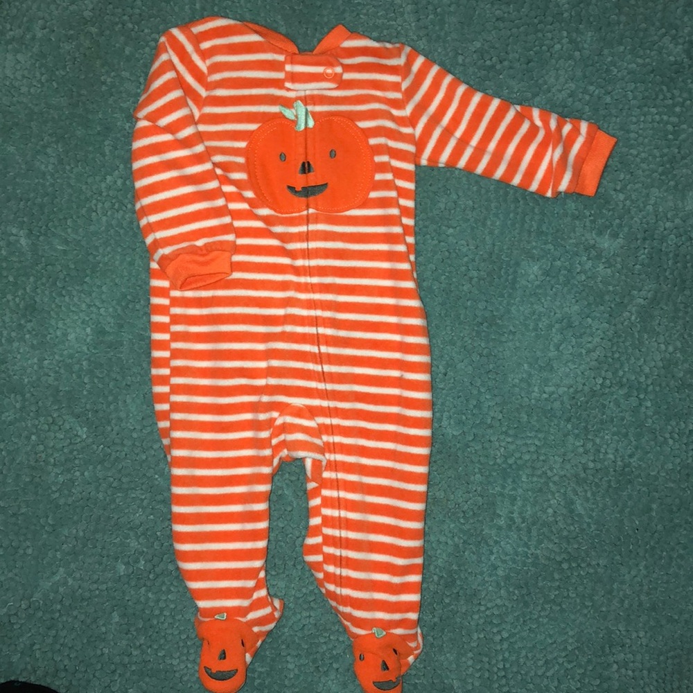 Jack o lantern pajamas